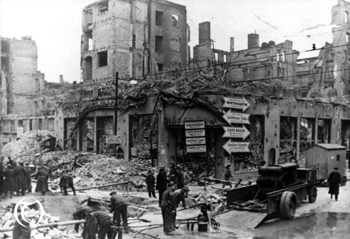 Destroyed variety theatre Wintergarten Berlin