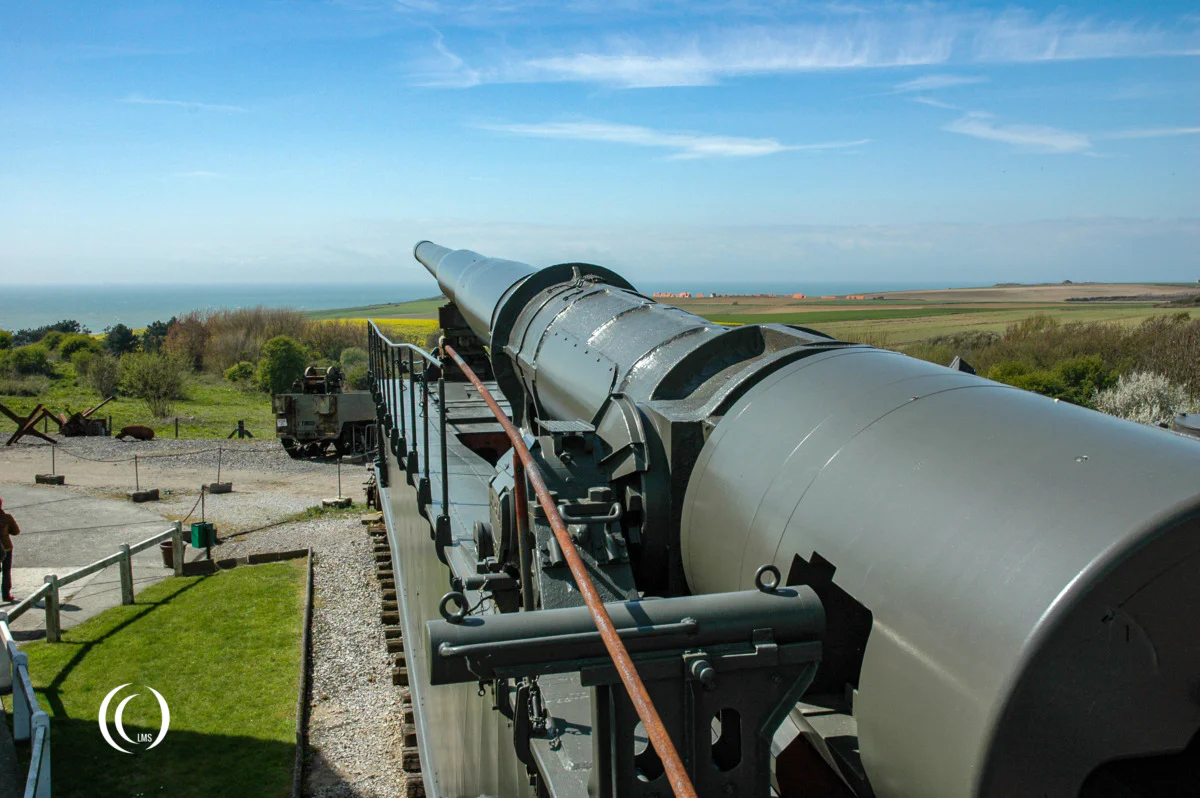 Lauf der Krupp K5E-Kanone